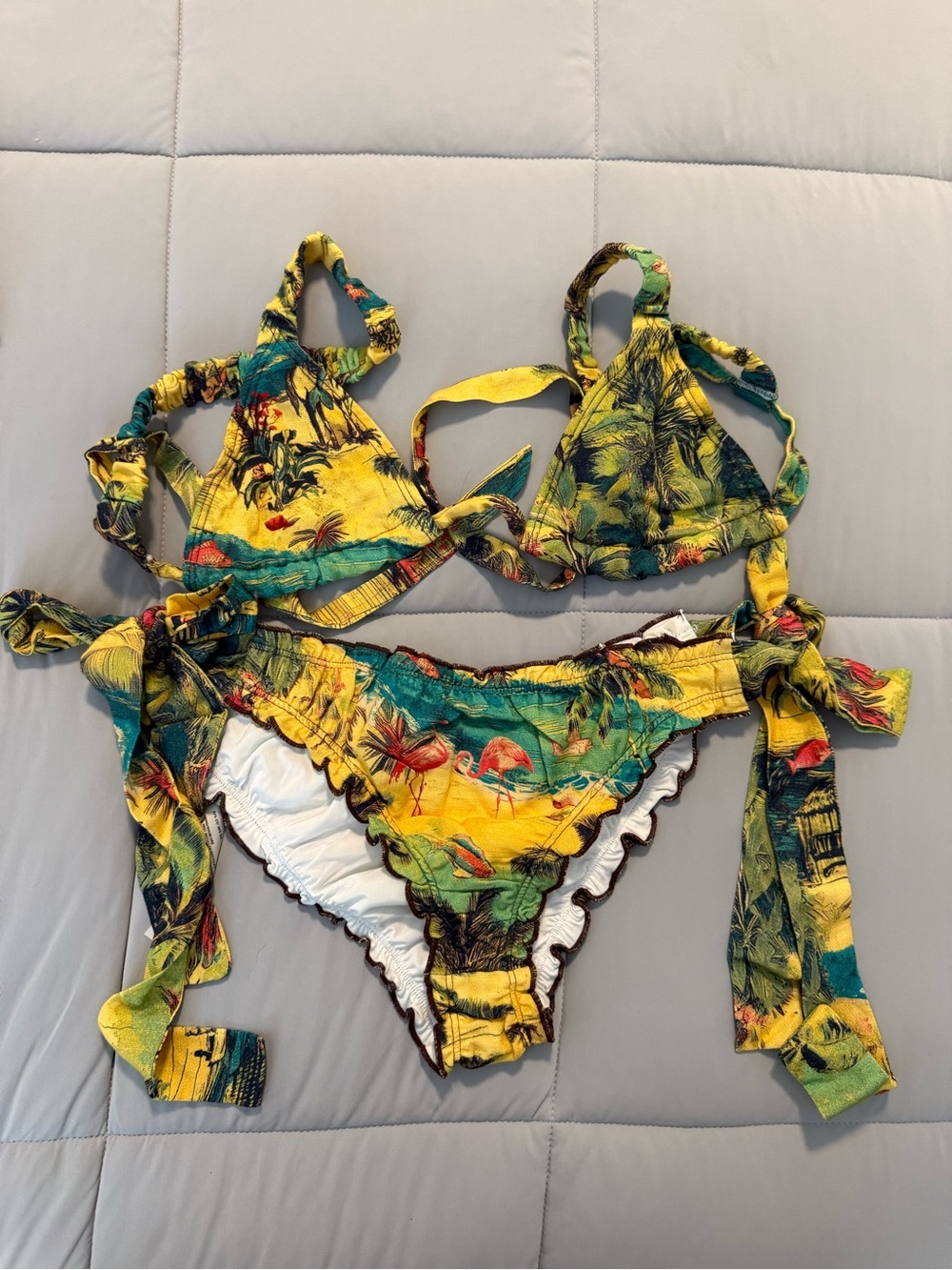Free People Melinda top and Wendy bottom and top Print Mermaid Rodeo - Picture 2 of 5